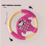 Acoustic light steering wheel for children
