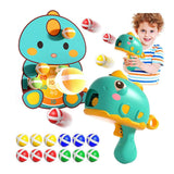 Dinosaur gun for kids with sticky balls