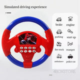 Acoustic light steering wheel for children