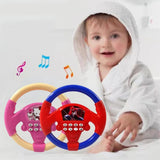 Acoustic light steering wheel for children