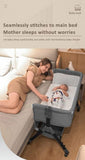 3 in 1 Baby Crib Cradle for Baby / Infants with Height Adjustments mdl(c988)