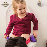2-in-1 Travel Potty for Kids – Can Be Used on a Toilet Seat or on the Ground