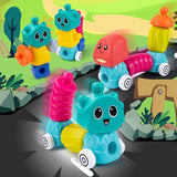Cartoon Block Car Toy