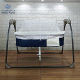 Electric Baby Crib for kids (BLUE )