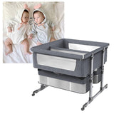 Bed 4-in-1 Twin Bedside Crib,