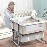Bed 4-in-1 Twin Bedside Crib,