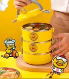 لانش بوكس حراري استانليس ستيل (بطة )