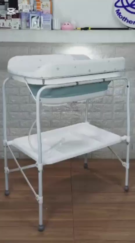 Changing Table 3-in-1 Unit + Baby Bath + Organizer  MDL(Qc6606 )