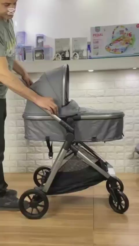 Kidilo Stroller Carry Cot and Car Seat MDL(V5+C)