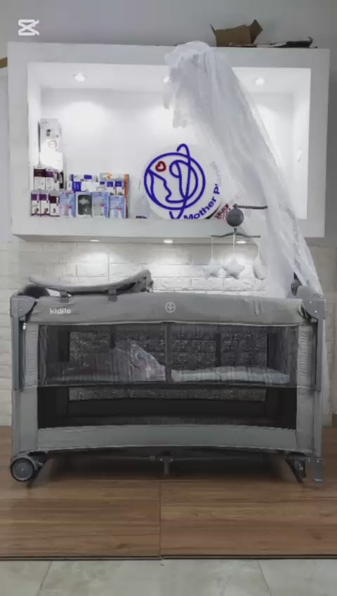 Kidilo Foldable Crib (MDL _T-702L)