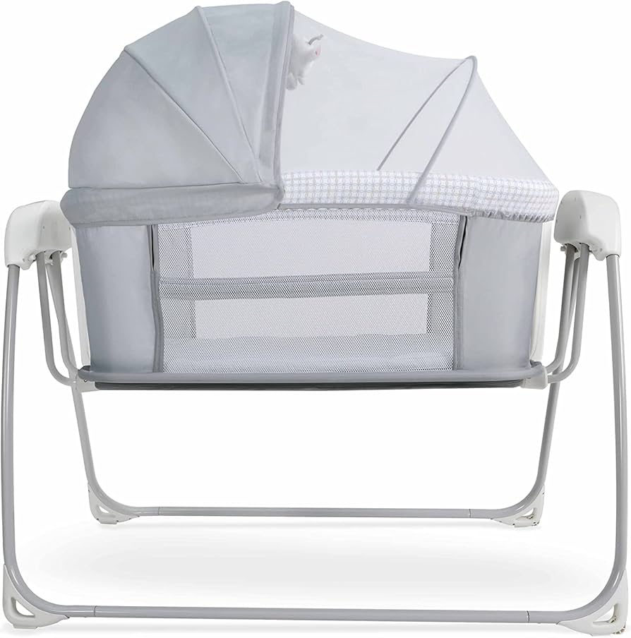 Mastela 4-in-1 Electric Musical Bedside Crib