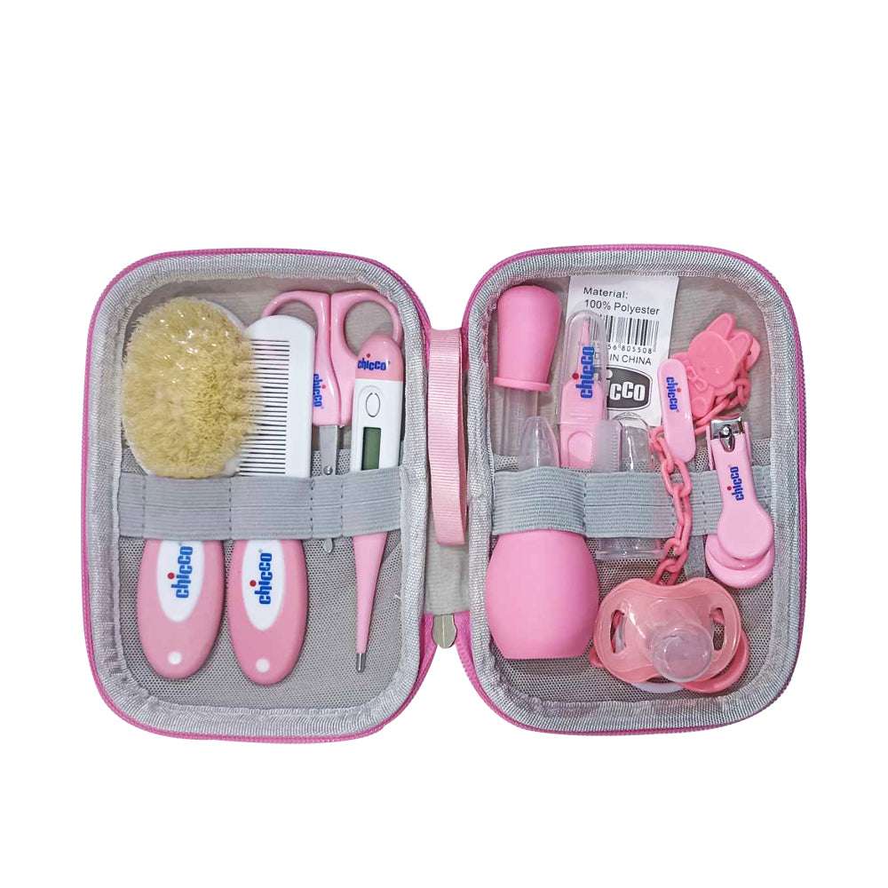 Chicco - baby Grooming kit 12 pieces (Pink)