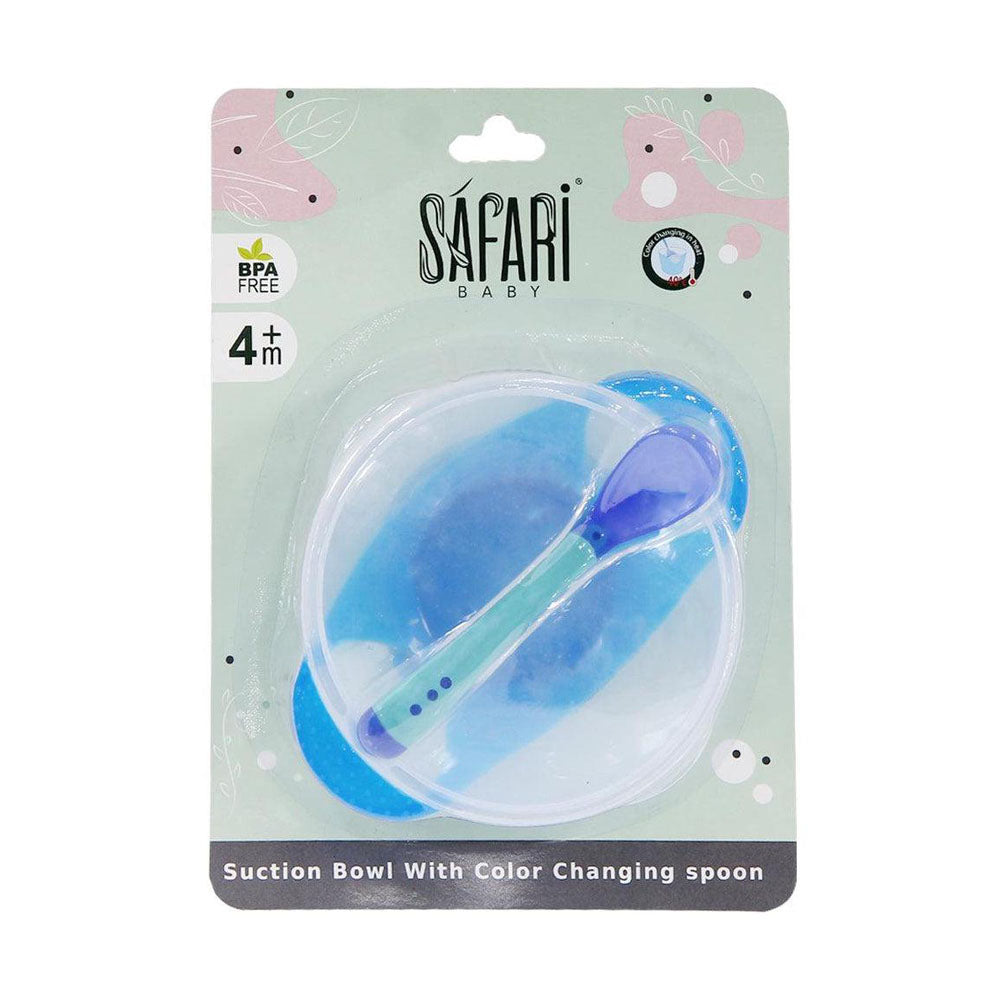 Safari Feeding Bowl With Spoon (4M+)(S701)