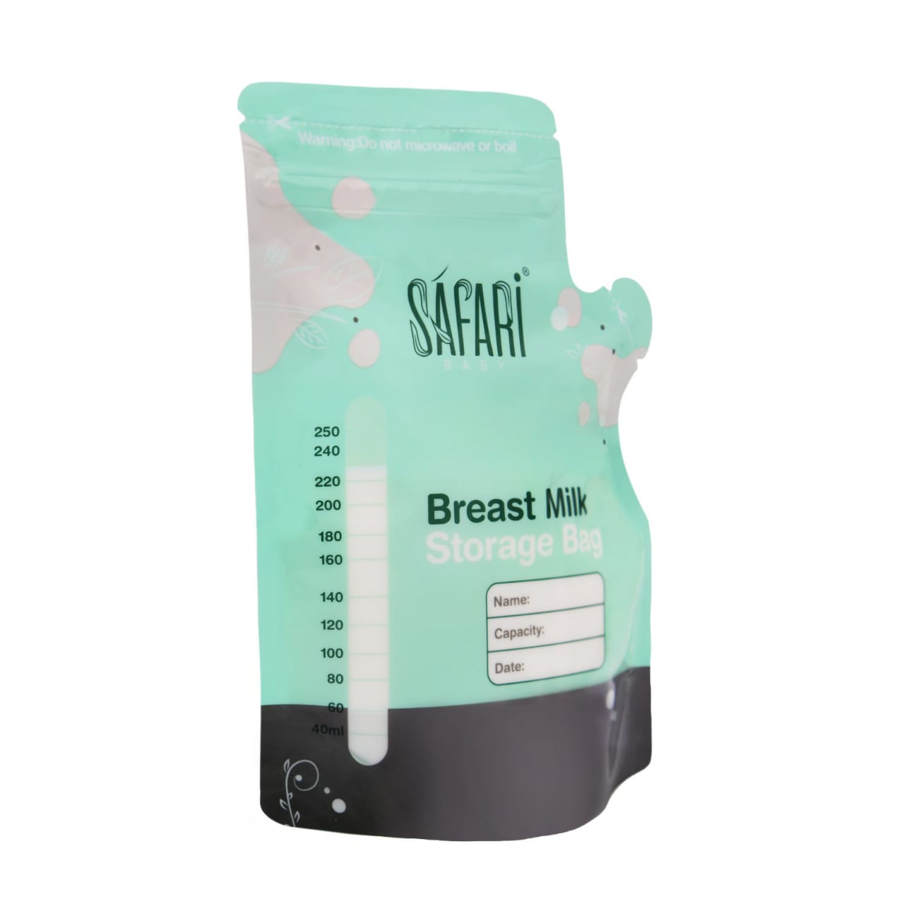 Safari Disposable Breast Milk Storage Bags (250ml)