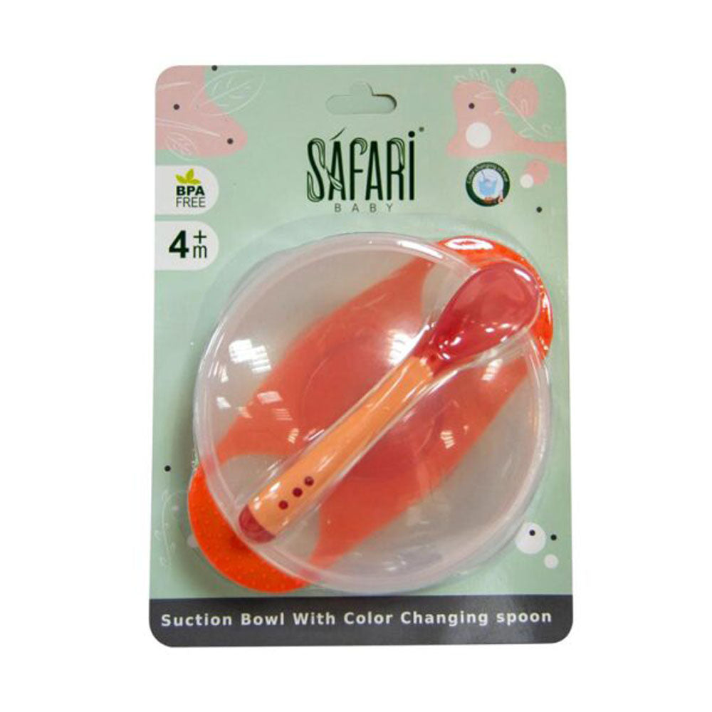 Safari Feeding Bowl With Spoon (4M+)(S701)