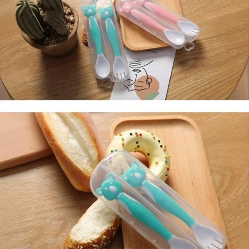 foldable fork and spoon set