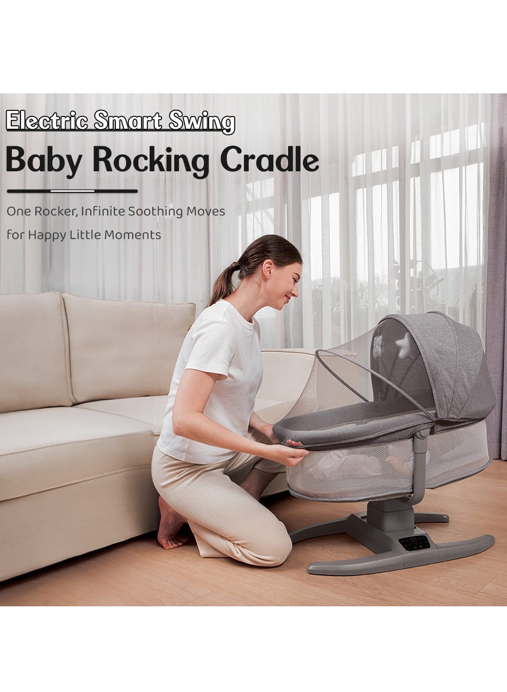 Mastela H multi- motion baby cradle