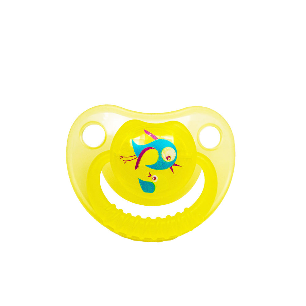 Safari Cherry Silicone Soother (0-3) (s100)