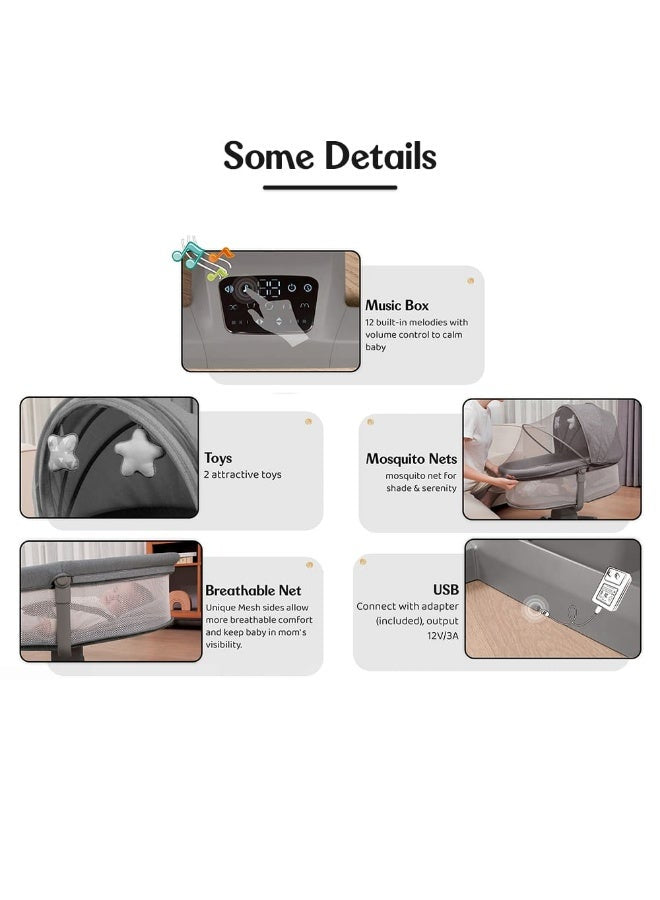 Mastela H multi- motion baby cradle