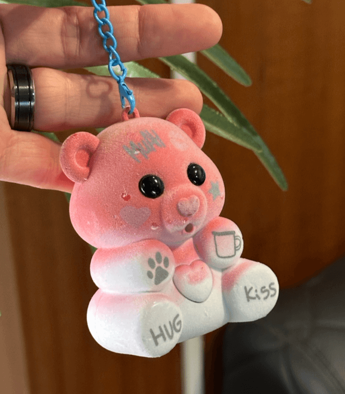 Stuffed Bear Medal with Voice Recording