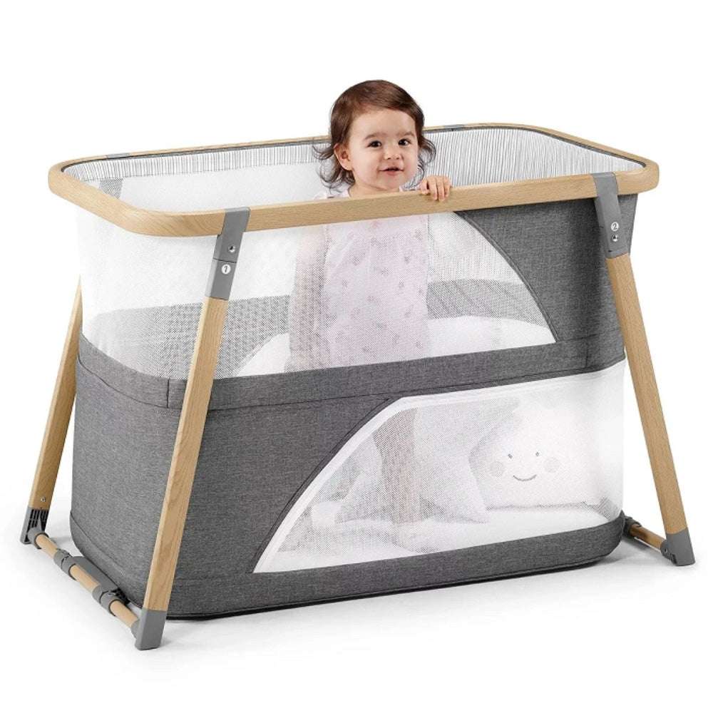 Queen Frog SOFi_ The 4-in-1 Baby Cot for Comfort and Safety Anywhere(ninos)