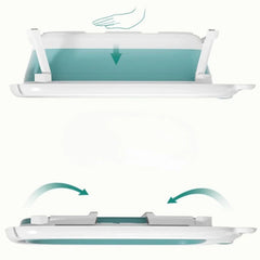 Silicon Bathtub and pillow (Mint)