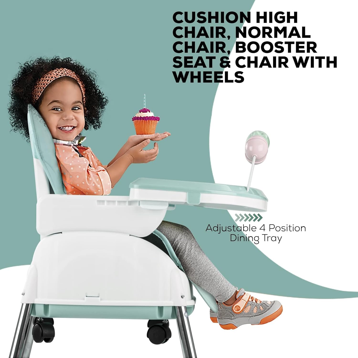 3-in-1 High Chair &walker
