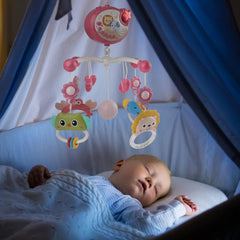 Baby Crib Mobile with Star Projector & Music