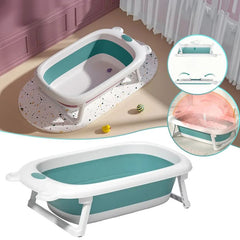 Silicon Bathtub and pillow (Mint)