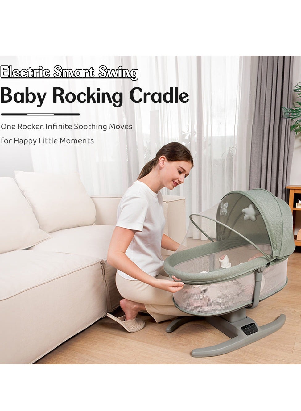 Mastela H multi- motion baby cradle