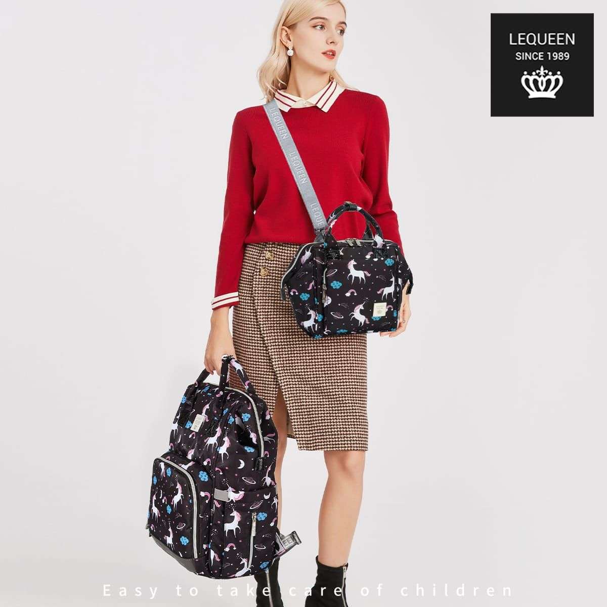 Le Queen Diamond (7 TH Plus) Edition Soft Waterproof Original Mommy Bag