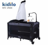 Kidilo Foldable Crib(MDL-650X)(Black)