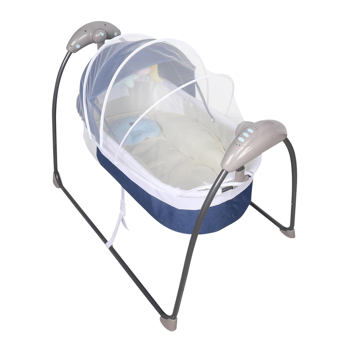 Electric Baby Crib for kids (BLUE )