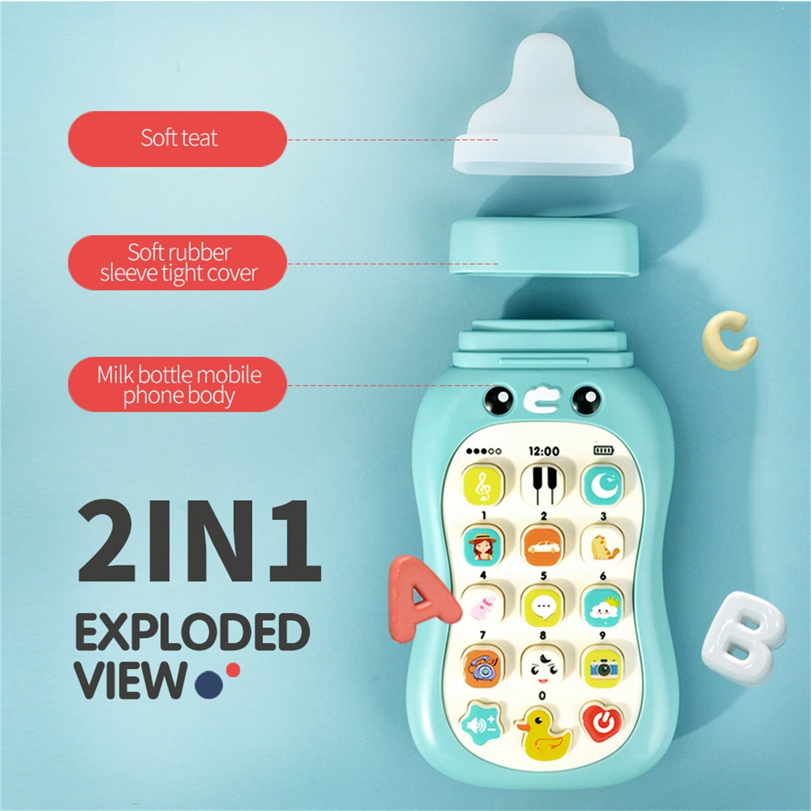 Puzzle Baby Bottle Cell Phone MDL(801A)