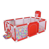 Ball Pit Playpen with Hoop and Spacious Play Area MDL(A01-664)