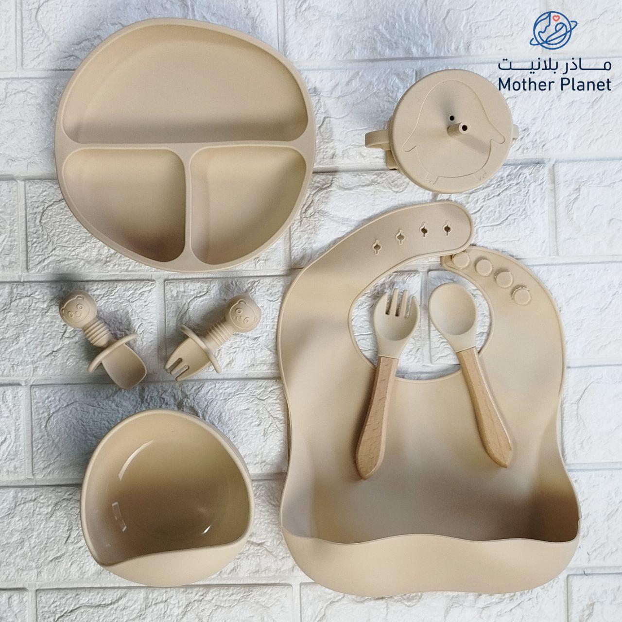 Chicco  Silicone Baby Feeding Set – 8 Pieces