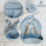Chicco  Silicone Baby Feeding Set – 8 Pieces