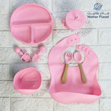Chicco  Silicone Baby Feeding Set – 8 Pieces
