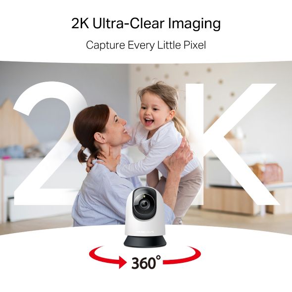 Mercusys Pan/Tilt Home Security Wi-Fi Camera