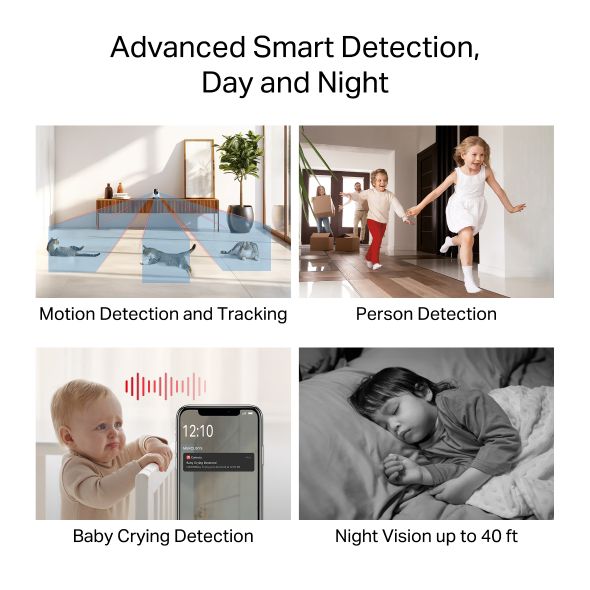 Mercusys Pan/Tilt Home Security Wi-Fi Camera