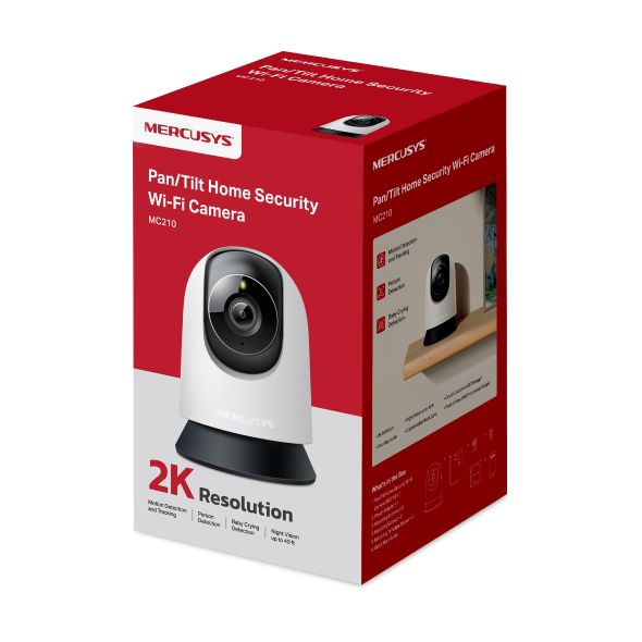Mercusys Pan/Tilt Home Security Wi-Fi Camera – Mother-planet