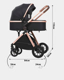 Kidilo Stroller And Carry Cot (MDL-V8)