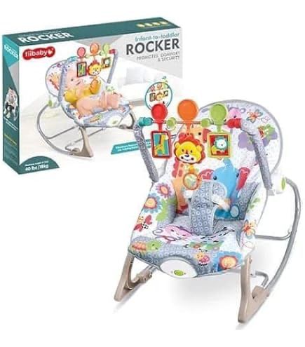 Baby Time Rocking chair for children with toys and quiet music