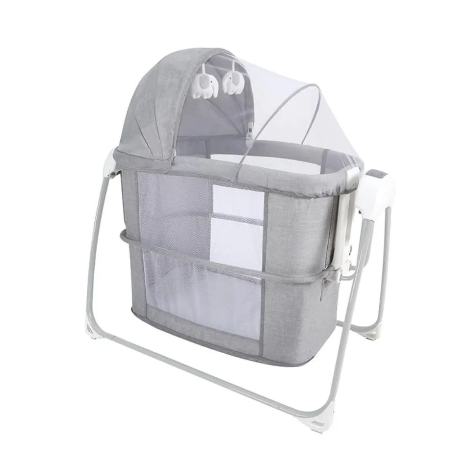 Mastela 4-in-1 Electric Musical Bedside Crib