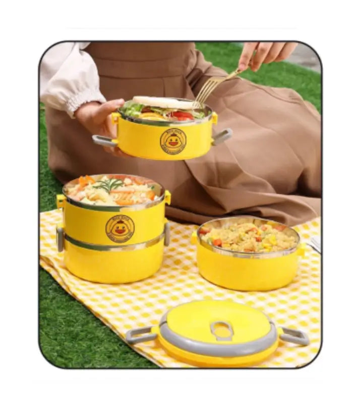 لانش بوكس حراري استانليس ستيل (بطة )