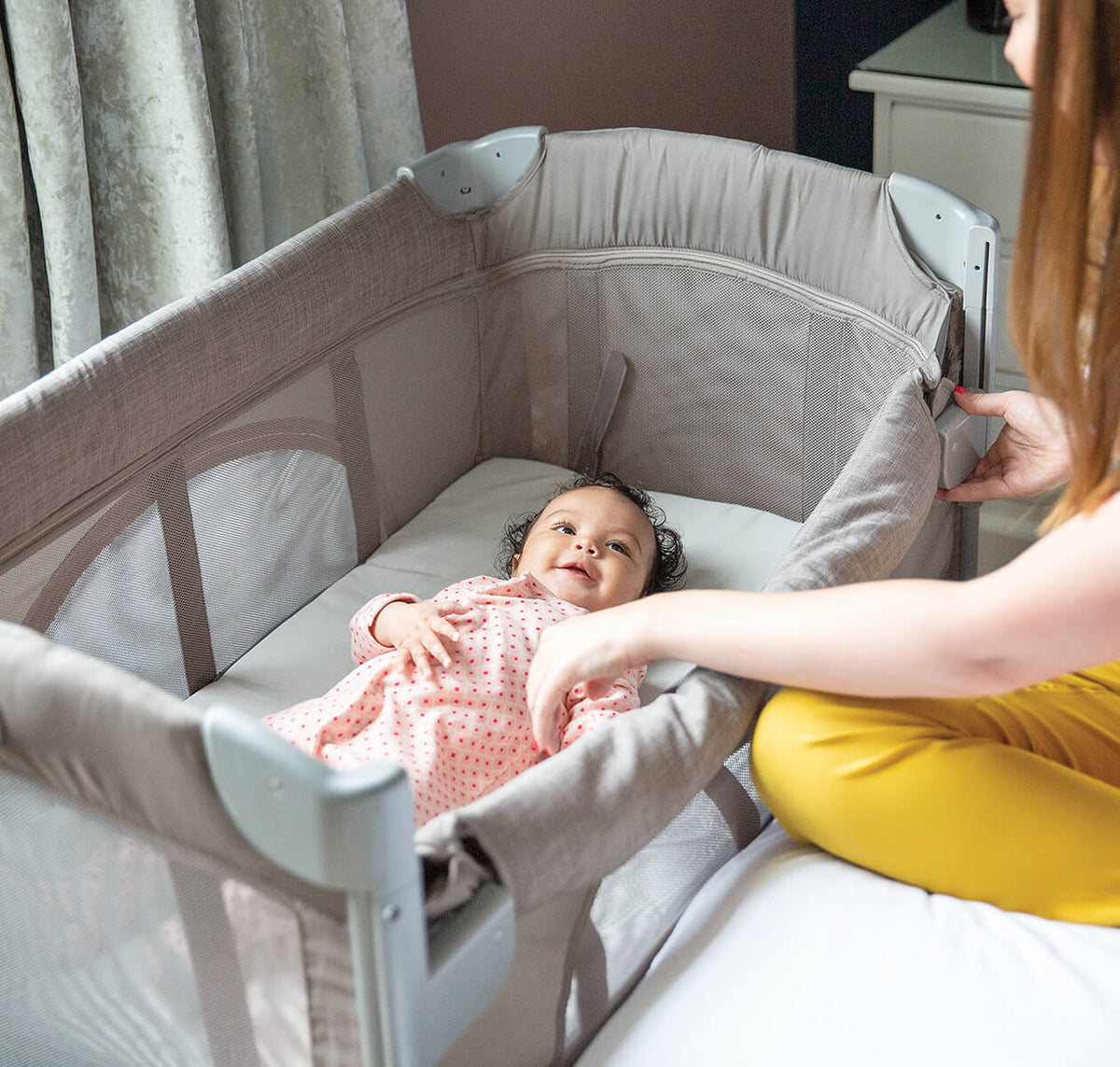 Joie kubbie™ sleep bedside crib travel cot – Mother-planet