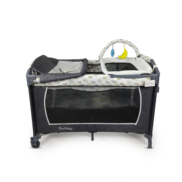 Burbay Portable travel Baby bed 2 in 1 (Elephant)