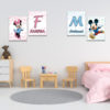 - Decorate your child's room with his favorite cartoon & make it reflect his own personality. - The tableau consists of 4 separated pieces forms the whole picture when putting together. - Each piece of the 4 hangs separately, And the whole tableau dimensions is 120×40 CM. - MDF wood, Vinyl material Printed in high resolution for brighter colors & clear picture. - The protective layer of lamination makes it easy to clean & also protect it from water and dust. - Fitted in the back for hanging on the wall with Nails & Fishers for more stability